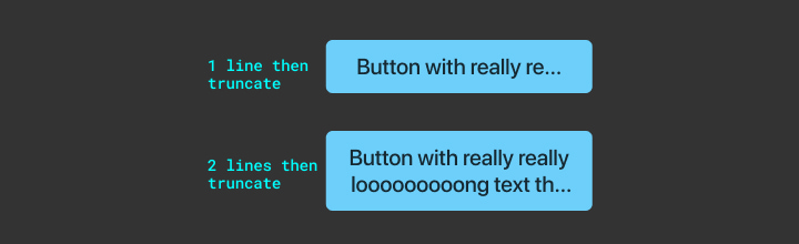 Button Text Truncation